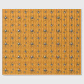 Spinnen auf Parade Wrapping Paper Geschenkpapier (Flach)