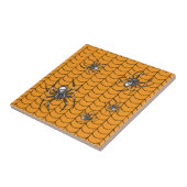 Spinnen auf Paradeteile Fliese (Seite)