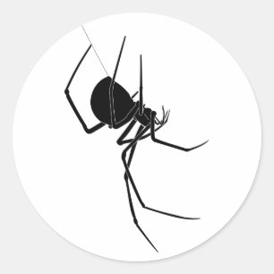 Spinnen-Aufkleber Runder Aufkleber