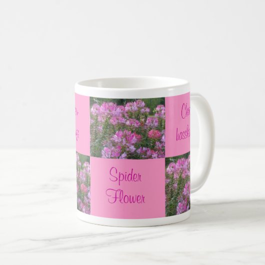 Spinnen-Blumen-Kaffee-Tasse Kaffeetasse (VorderseiteRechts)