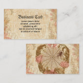 Spinnen-BlumeWreath Visitenkarte (Vorne/Hinten)