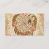 Spinnen-BlumeWreath Visitenkarte (Rückseite)