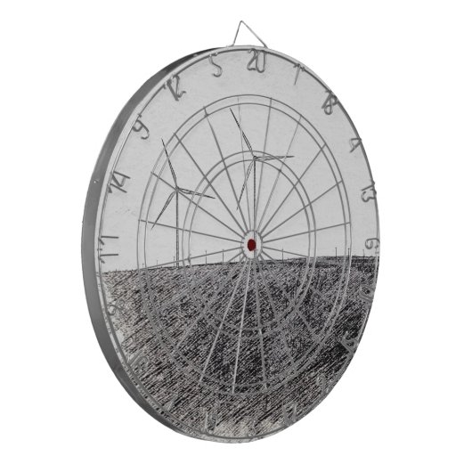 Spinnen Dartscheibe (Vorderseite Links)