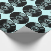 Spinnen des Vinyls Geschenkpapier (Ecke)