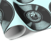 Spinnen des Vinyls Geschenkpapier (Rolleneckpunkt)