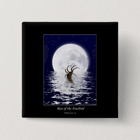 Spinnen Design Geschenke Button (Vorderseite)