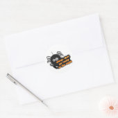 Spinnen Dinge, die springen Runder Aufkleber (Umschlag)