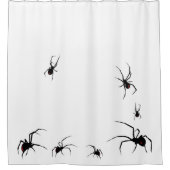 Spinnen Duschvorhang (Vorderseite)