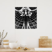 Spinnen Eigentümergeschenk | Niedlich Spider Grafi Poster (Küche)
