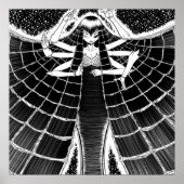 Spinnen Eigentümergeschenk | Niedlich Spider Grafi Poster (Vorne)