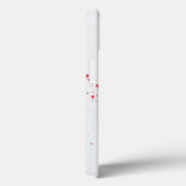 Spinnen-Emblem: Künstlerisches rotes Spritzermuste Case-Mate iPhone Hülle (Rückseite / Rechts)
