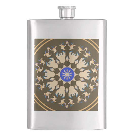 Spinnen Flachmann (Vorderseite)