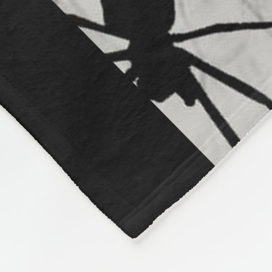Spinnen-Fleece-Decke Fleecedecke (Ecke)