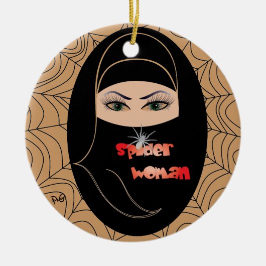 Spinnen - Frau / Ornament (Vorne)