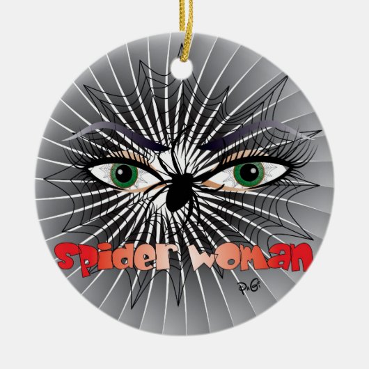 Spinnen - Frau / Ornament (Vorne)