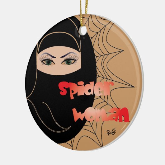 Spinnen - Frau / Ornament (Links)