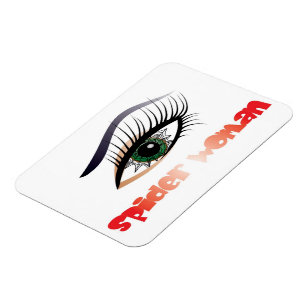 Spinnen - Frau / Premium Flexi Magnet