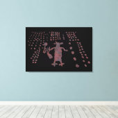 Spinnen-Frau und Kojote Leinwanddruck (Insitu (Holzboden))