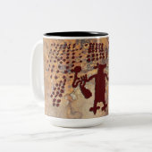 Spinnen-Frau und Kojote Zweifarbige Tasse (Vorderseite Links)