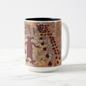 Spinnen-Frau und Kojote Zweifarbige Tasse (VorderseiteRechts)