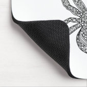 Spinnen-Gekritzel Mousepad (Ecke)