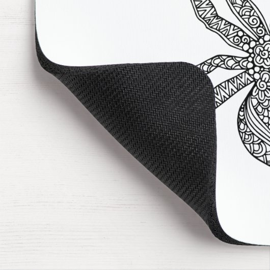 Spinnen-Gekritzel Mousepad (Ecke)