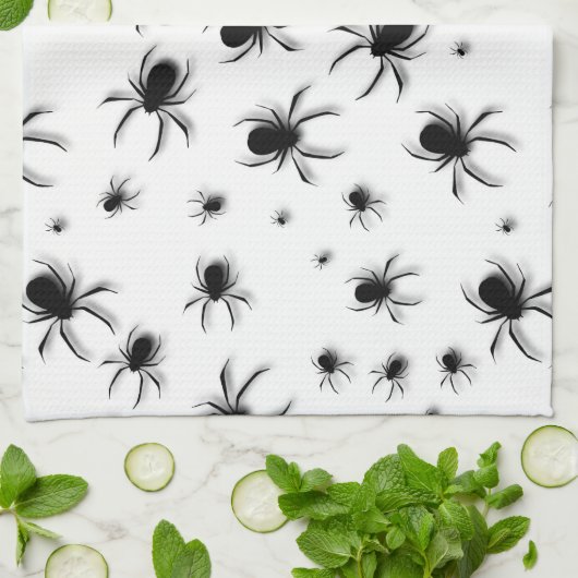 Spinnen Geschirrtuch (Gefaltet)