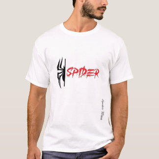 Spinnen Grafik Unisex T-Shirt – Typografie Mix