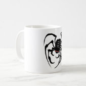 Spinnen Halloween Kaffeetasse (Vorderseite Links)