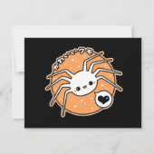 Spinnen-Halloween-Party-Einladungen Einladung (Vorderseite)