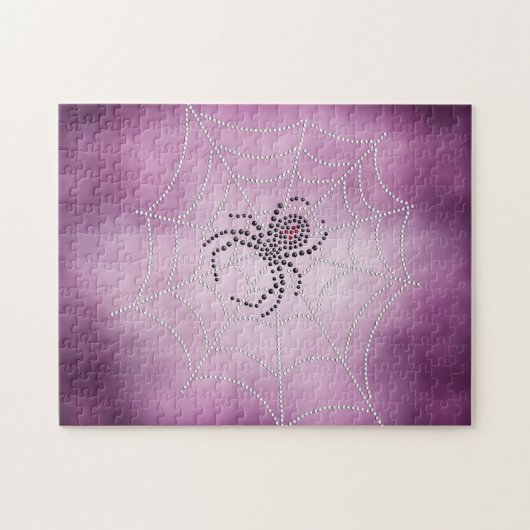 Spinnen im Web Puzzle (Horizontal)