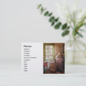 Spinnen - in der Weber-Hütte Visitenkarte (Stehend Vorderseite)