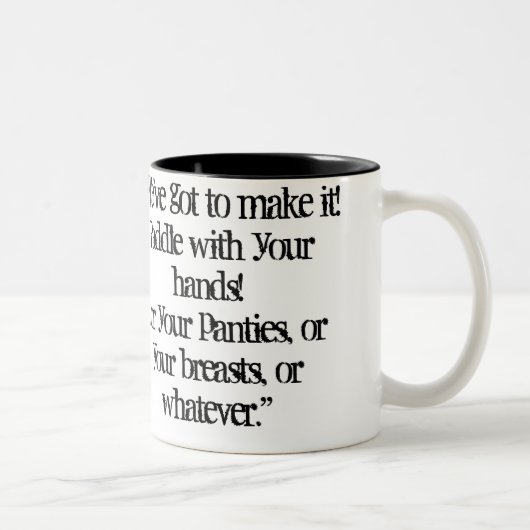 Spinnen-Insel-Tasse Zweifarbige Tasse (Rechts)