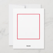 Spinnen mit Herz Feiertagskarte (Rückseite)