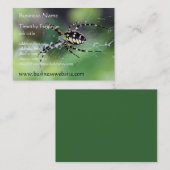 Spinnen-mollige Visitenkarten Visitenkarte (Vorne/Hinten)