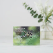 Spinnen-mollige Visitenkarten Visitenkarte (Stehend Vorderseite)