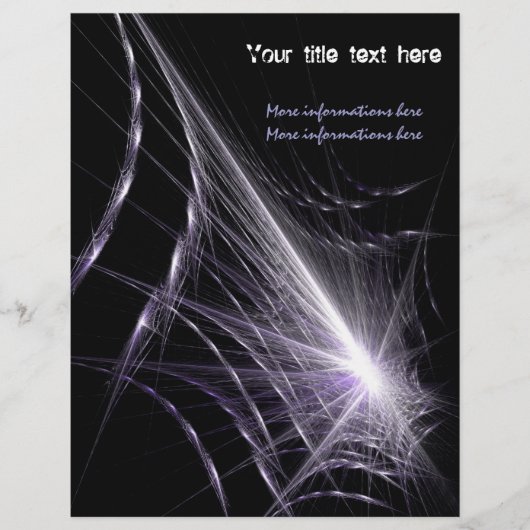 Spinnen-Netz Flyer (Vorne)