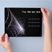 Spinnen-Netz Flyer (Hand)