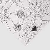 Spinnen-Netz-Halloween-Muster Seidenpapier (Ausschnitt)