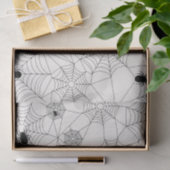 Spinnen-Netz-Halloween-Muster Seidenpapier (Geschenk)