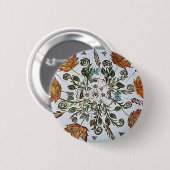 Spinnen-Netz - Spinne - Ameisen und Bienen Button (Vorne & Hinten)