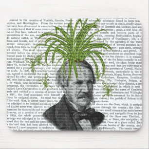 Spinnen-Pflanzen-Kopf Mousepad