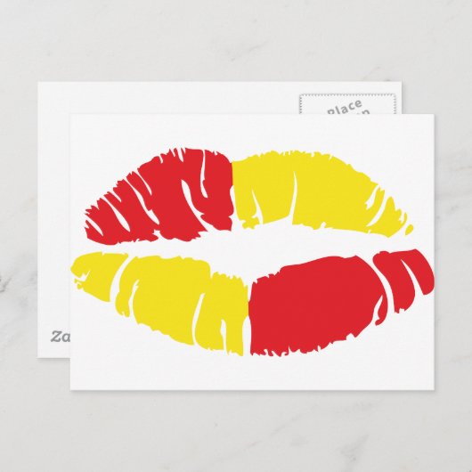 spinnen postkarte (Vorne/Hinten)