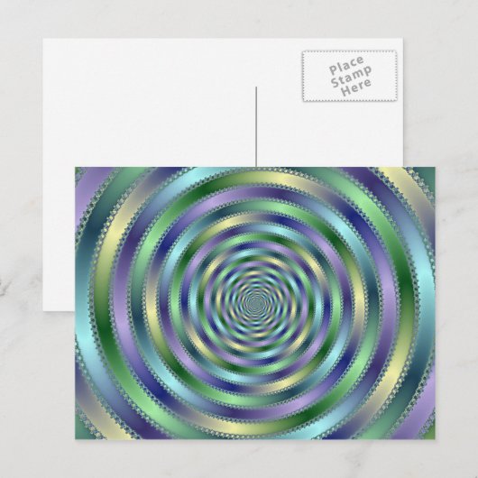 Spinnen Postkarte (Vorne/Hinten)