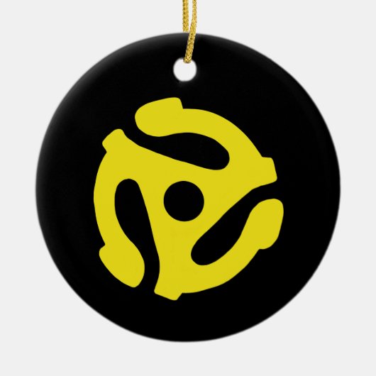 Spinnen-Record-Adapter Keramik Ornament (Vorne)