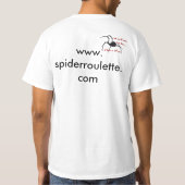 Spinnen-Roulette T T-Shirt (Rückseite)