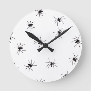 Spinnen Runde Wanduhr