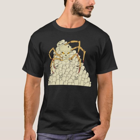 Spinnen-Schädel T-Shirt (Vorderseite)