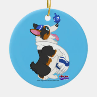 Spinnen Sie die Dreidel- Verzierung Keramik Ornament