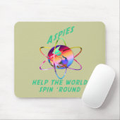 Spinnen Sie die Welt Mousepad (Mit Mouse)